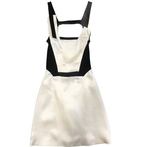 Helmut Lang Tuxedo Dress - in VOGUE - Size 8 - LIKE NEW - Open Back - Picture 1 of 6